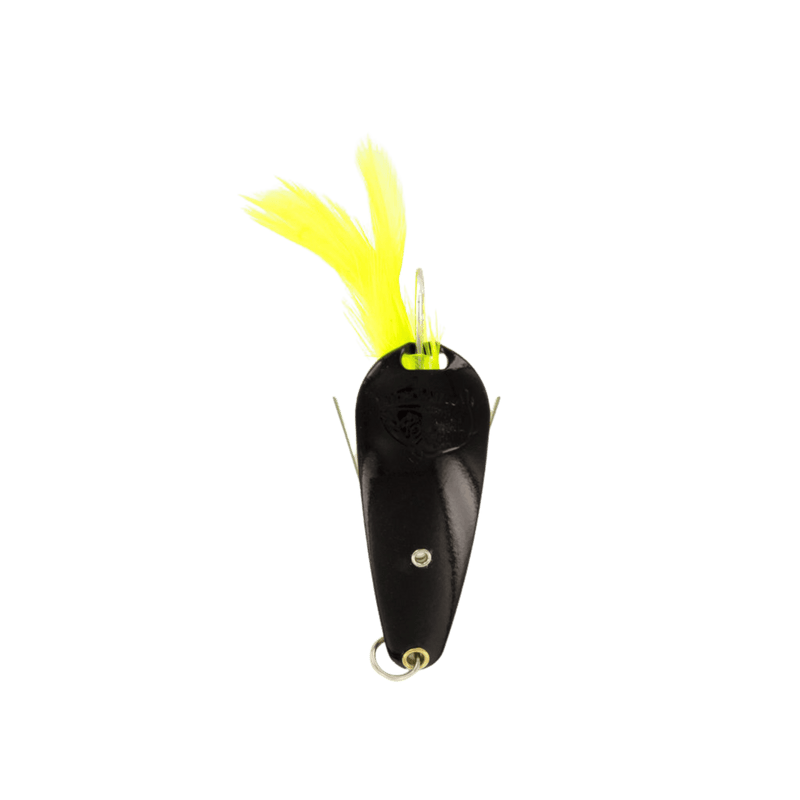 Load image into Gallery viewer, EPPINGER SALTWATER Black-Chartreuse Feather NEW
