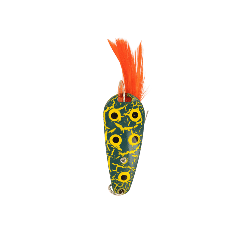 Load image into Gallery viewer, EPPINGER SALTWATER Crackle Frog-Orange Feather NEW
