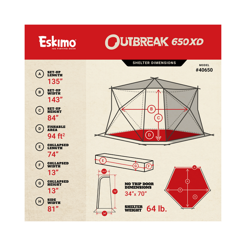 Load image into Gallery viewer, ESKIMO OUTBREAK 650XD Eskimo Outbreak 650XD

