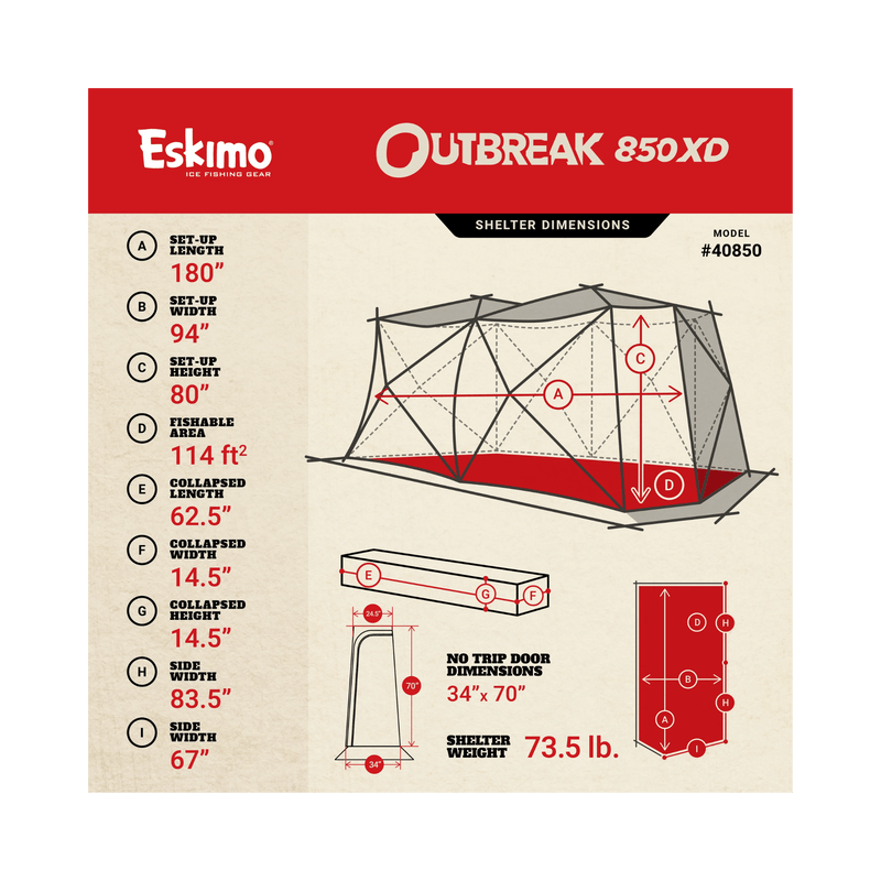 Load image into Gallery viewer, ESKIMO OUTBREAK 850XD Eskimo Outbreak 850XD
