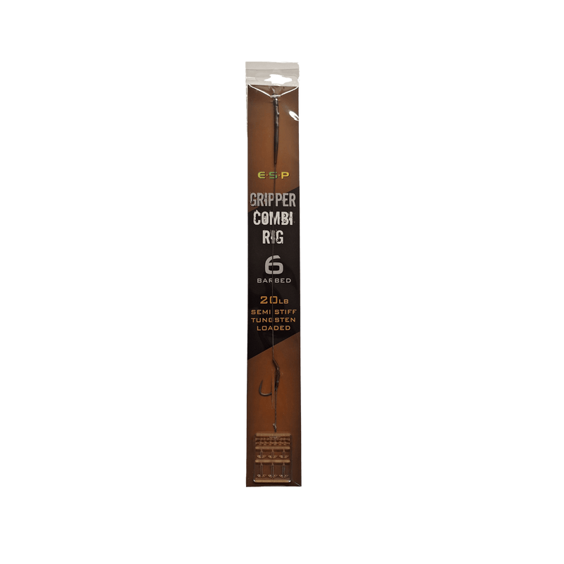 Load image into Gallery viewer, ESP CARP 6 / Brown ESP Gripper Combi Hair Rig

