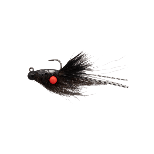 EUROTACKLE ICE JIGS Black Euro Tackle Gamma Fly