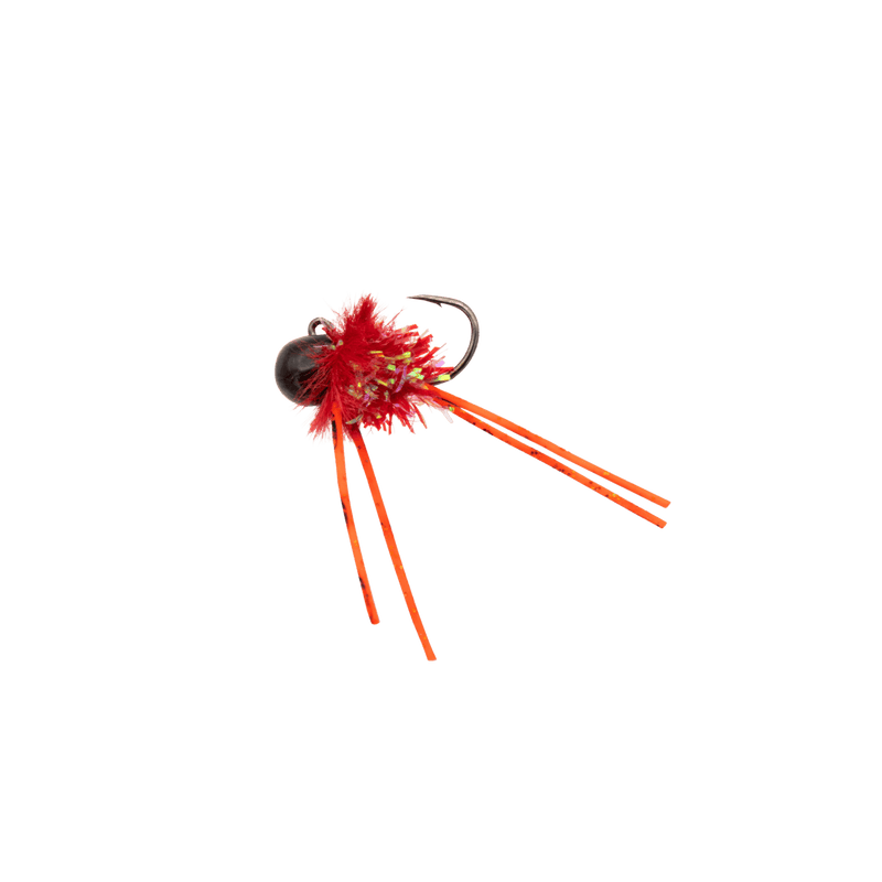 Load image into Gallery viewer, EUROTACKLE ICE JIGS Red Euro Tackle Strider Fly

