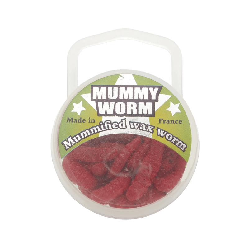 Load image into Gallery viewer, EUROTACKLE ICE JIGS Red Eurotackle Mummy Worm
