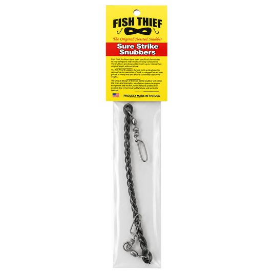FISH THIEF TROLLING ACCESSORIES Fish Thief Heavy Duty Downrigger Snubber (Black)