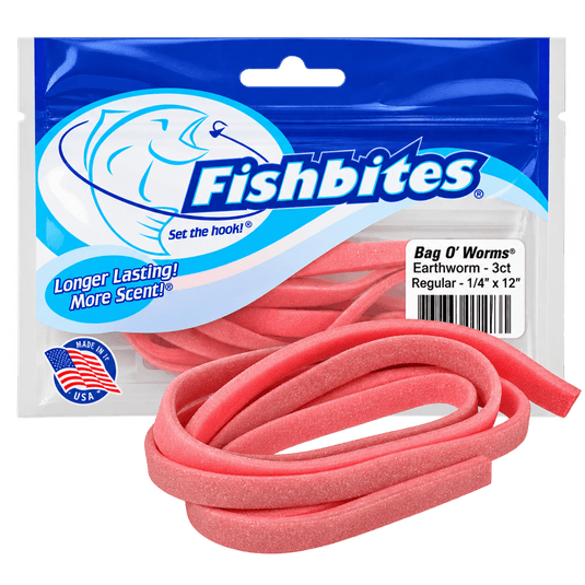 FISHBITES SALTWATER 1/4 / Bloodworm Fishbites Bag O' Worms