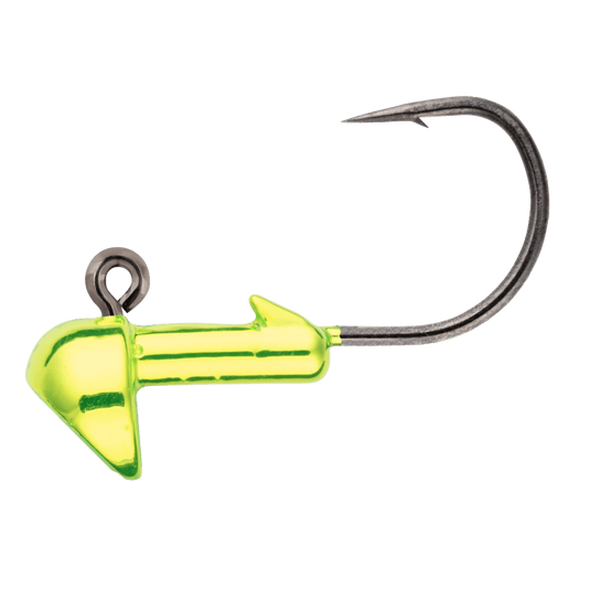Fishing World 1/4 / Metallic Chartreuse Northland Tungsten Short Shank Stand-Up Jig