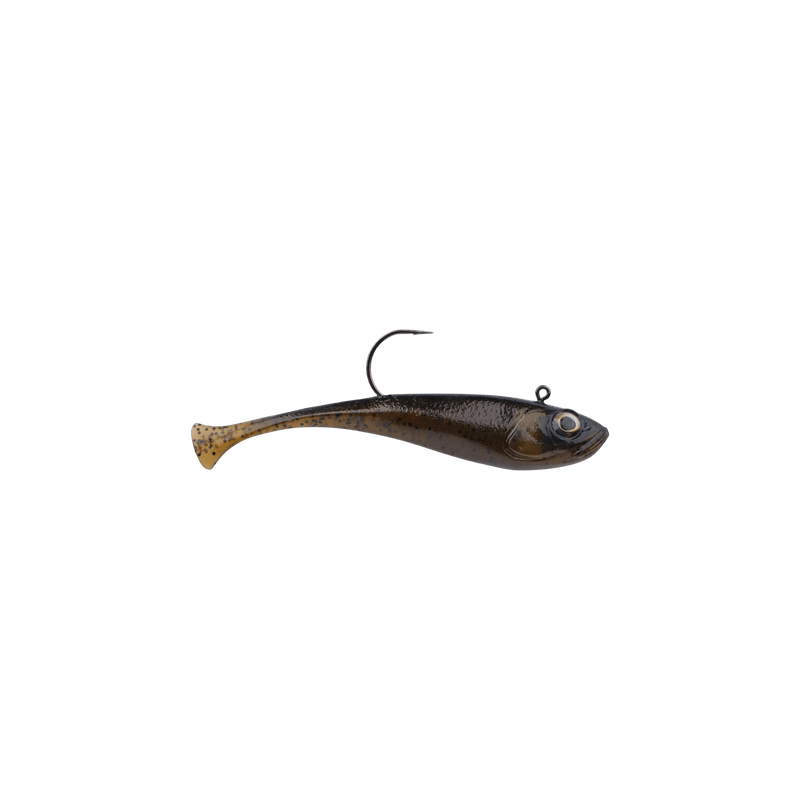 Load image into Gallery viewer, Fishing World 4.25&quot; / Green Pumpkin Berkley PowerBait Power Switch
