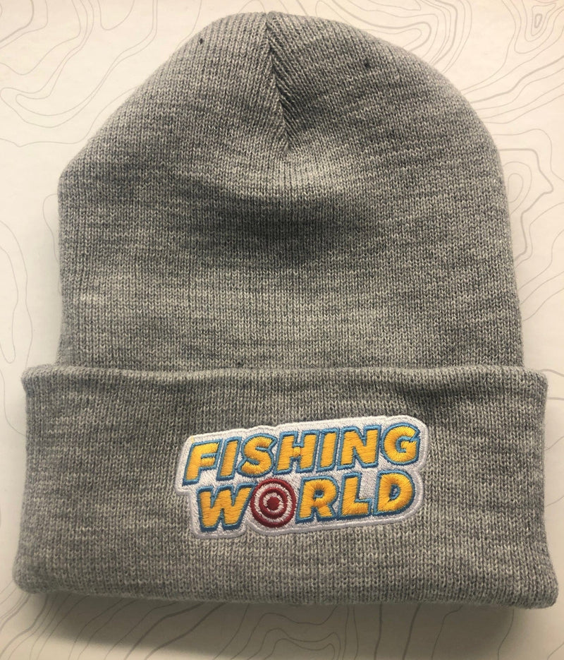 Load image into Gallery viewer, FISHING WORLD TOUQUE Grey Fishing World Toque
