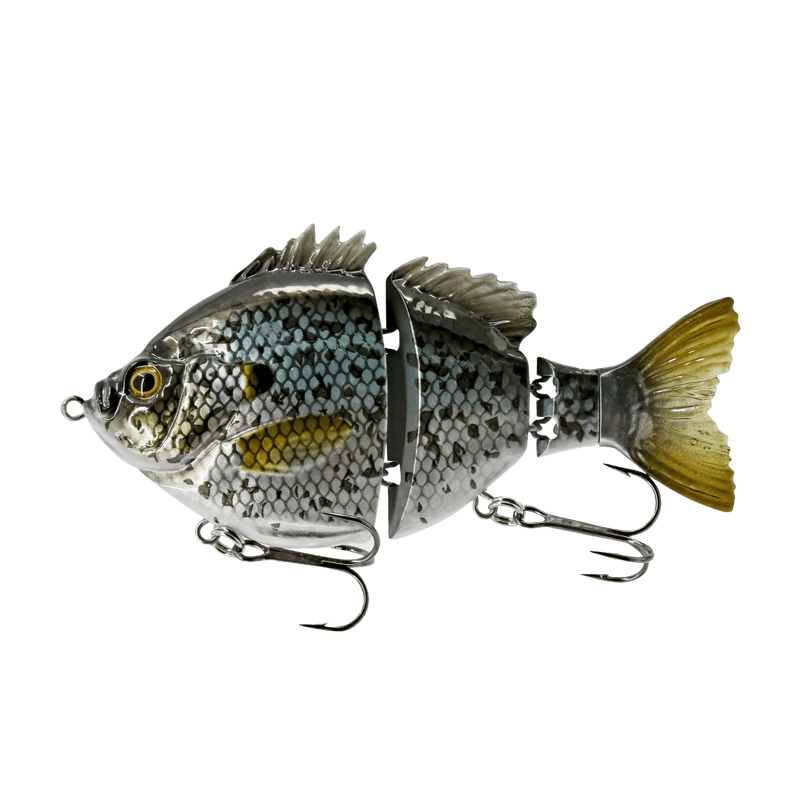 Load image into Gallery viewer, FISHLAB HARD SWIMBAIT 4" / Black Crappie Fishlab Pro Bio-Gill Swimbait
