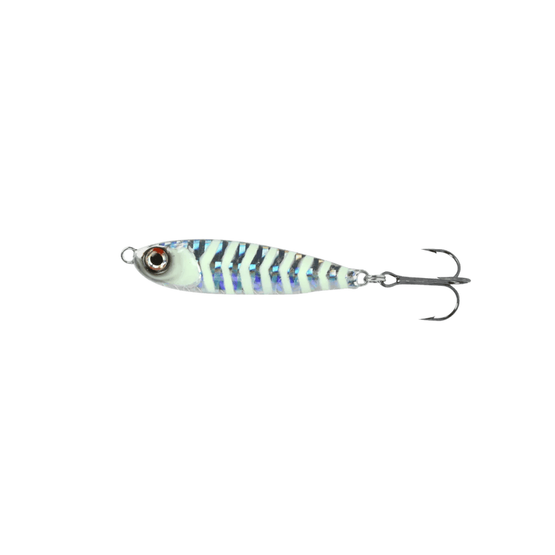 Load image into Gallery viewer, FISHLAB ICE JIGS 1 oz / Silver/Glow Fishlab Finesse Casting Jig
