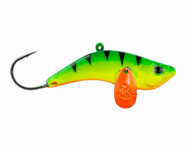 Load image into Gallery viewer, FREEDOM TACKLE ICE JIGS 3-8 / Fire Tiger Freedom Tackle Sim Shad
