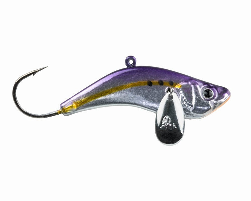 Load image into Gallery viewer, FREEDOM TACKLE ICE JIGS 3-8 / Purple Shad Freedom Tackle Sim Shad
