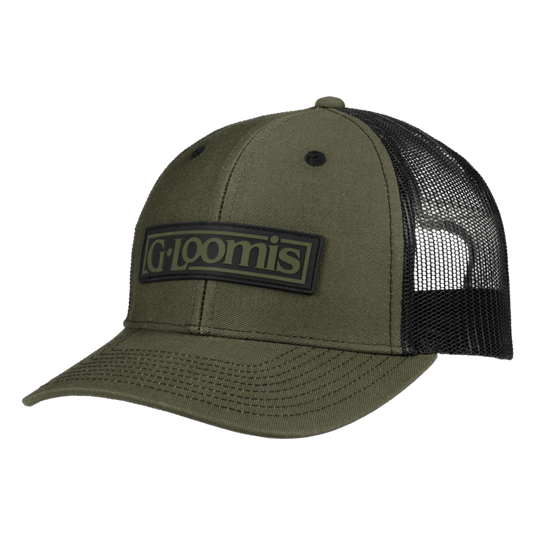 G LOOMIS HATS Olive G Loomis Logo Trucker Hat