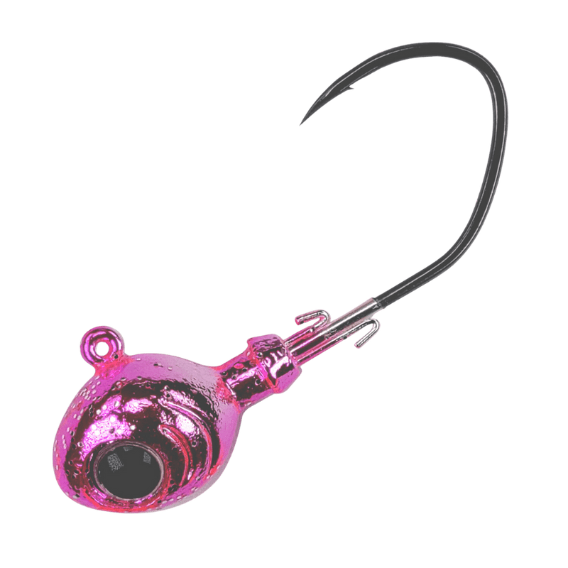 Load image into Gallery viewer, GAMAKATSU SWIM JIGS 3-4 / Chrome Pink Sparkle Gamakatsu Maxeye Jig Swim Head
