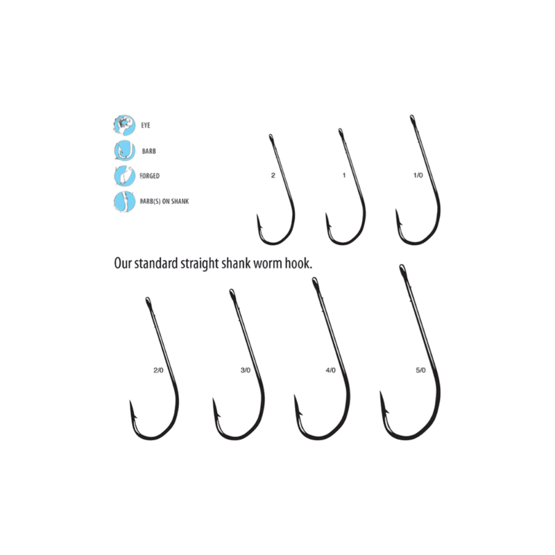 Load image into Gallery viewer, GAMAKATSU TERMINAL TACKLE Gamakatsu Worm Straight Shank, O&#39;Shaughnessy
