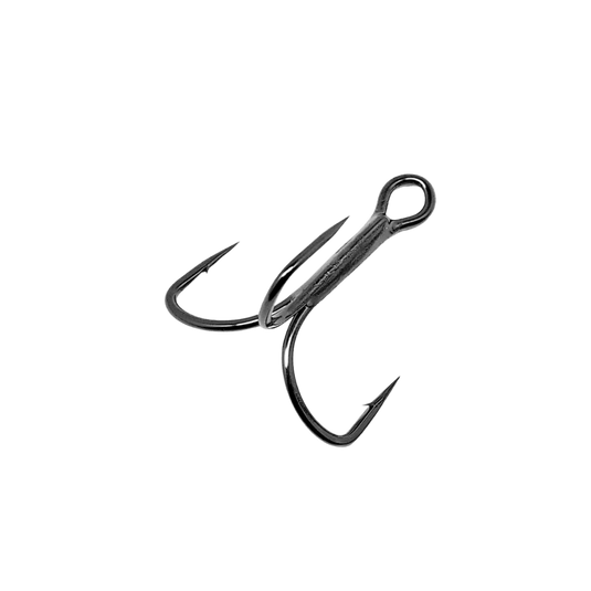 GAMAKATSU TREBLE HOOKS 4 / Black Gamakatsu Treble Extra Wide Gap (EWG)