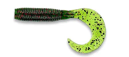 Load image into Gallery viewer, GARY YAMAMOTO GRUB 4&quot; / Watermelon Black Red Flake Gary Yamamoto Original Grub
