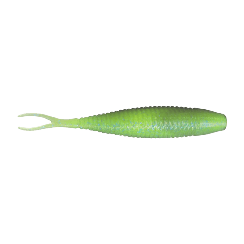 Load image into Gallery viewer, GARY YAMAMOTO MINNOWS/SHADS 4&quot; / Chartreuse Electric Blue Gary Yamamoto Scope Shad
