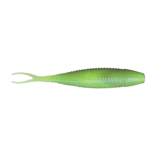 GARY YAMAMOTO MINNOWS/SHADS 4" / Chartreuse Electric Blue Gary Yamamoto Scope Shad