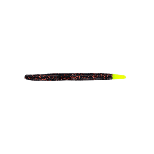 GARY YAMAMOTO SENKO 5" / 163 Orange Flake Chartreuse Tip Gary Yamamoto Senko