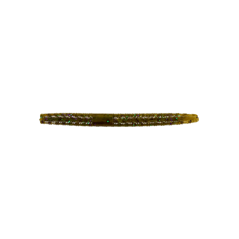 Load image into Gallery viewer, GARY YAMAMOTO SOFT STICK BAITS 4" / 301 - Green Pumpkin w/Green Purple Flake Yamamoto Baits 4" Senko
