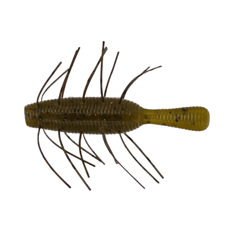 Load image into Gallery viewer, GARY YAMAMOTO URCHIN / DICE BAITS 2.5 / 297-Green Pumpkin Black Flake Yamamoto Baits Fuzzy Nuki
