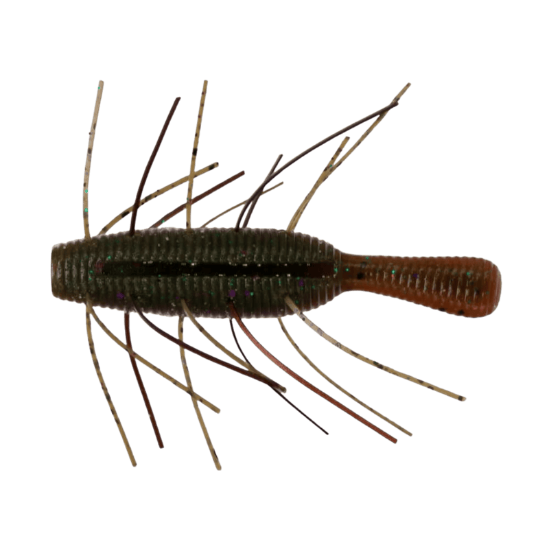 Load image into Gallery viewer, GARY YAMAMOTO URCHIN / DICE BAITS 2.5 / 926-Green Pumpkin Amber Laminate Yamamoto Baits Fuzzy Nuki
