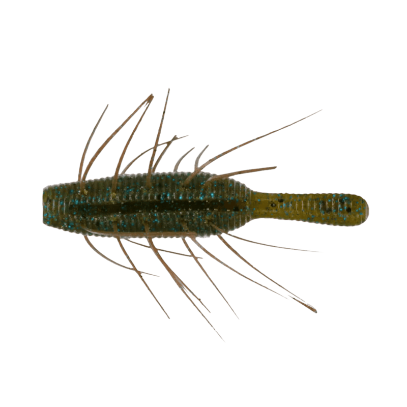 Load image into Gallery viewer, GARY YAMAMOTO URCHIN / DICE BAITS 2.5 / Grn Pumpkin Blue Yamamoto Baits Fuzzy Nuki
