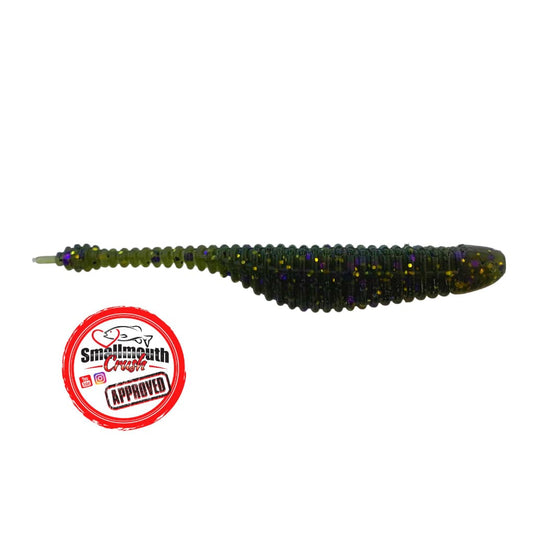 GREAT LAKES FINESSE DROP SHOT 2.75" / Green Pump Purp Fl Great Lakes Finesse Drop Minnow
