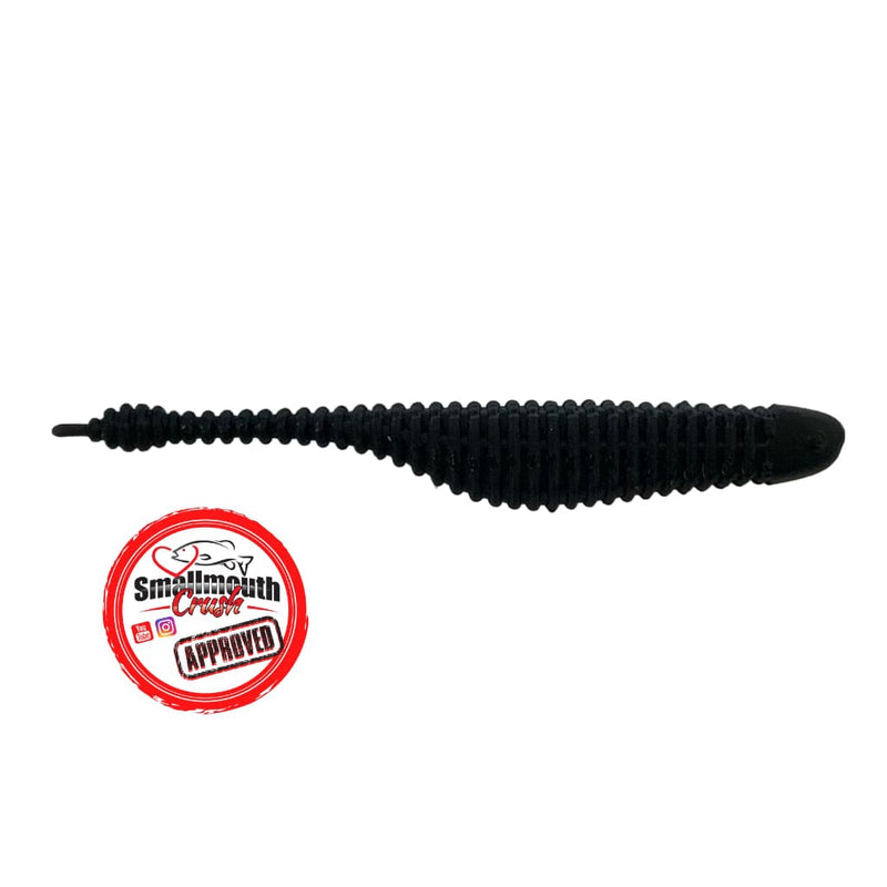 Load image into Gallery viewer, GREAT LAKES FINESSE DROP SHOT 2.75&quot; / Matte Black Great Lakes Finesse Drop Minnow
