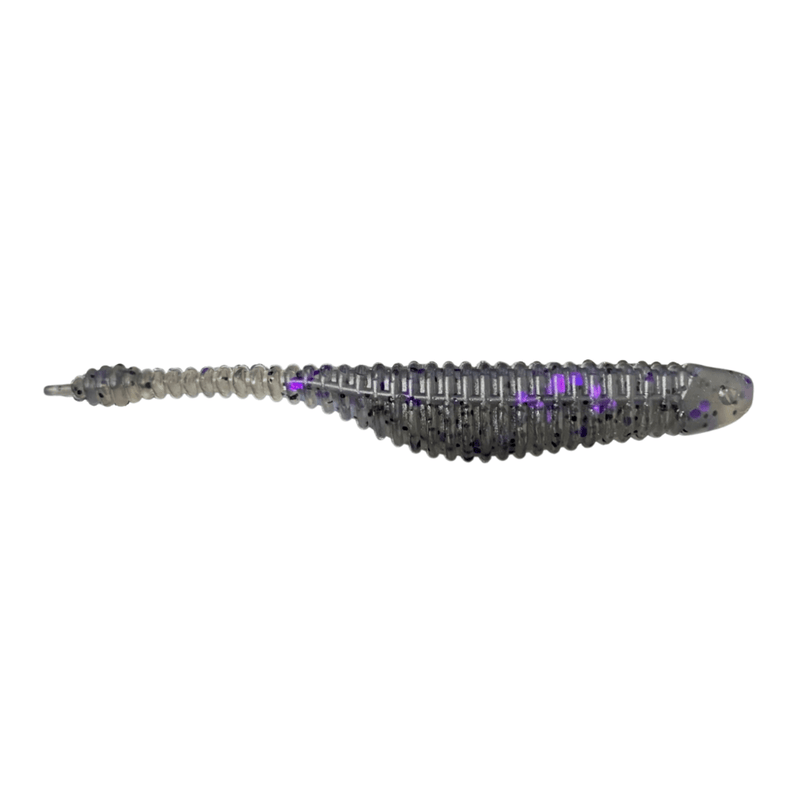 Load image into Gallery viewer, GREAT LAKES FINESSE DROP SHOT 2.75&quot; / Smoke Clear Purple Great Lakes Finesse Drop Minnow
