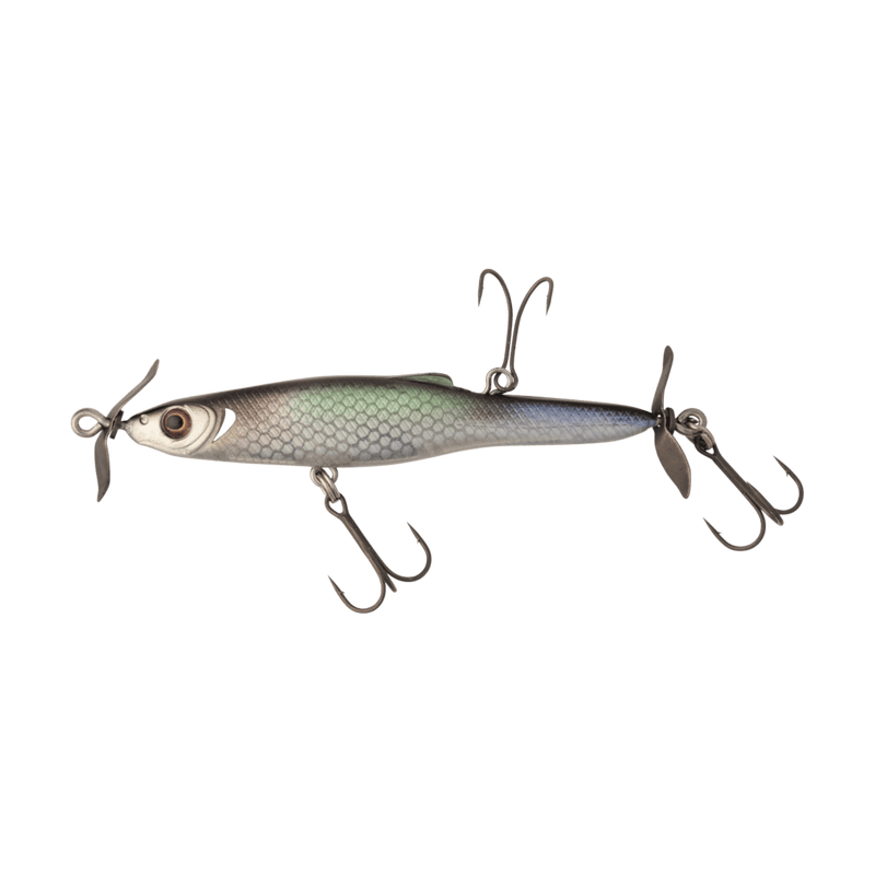 Load image into Gallery viewer, GREAT LAKES FINESSE SPINNERBAIT/BUZZBAIT 70MM / Ghost Shad Great Lakes Finesse Stay-Pinned Spybait
