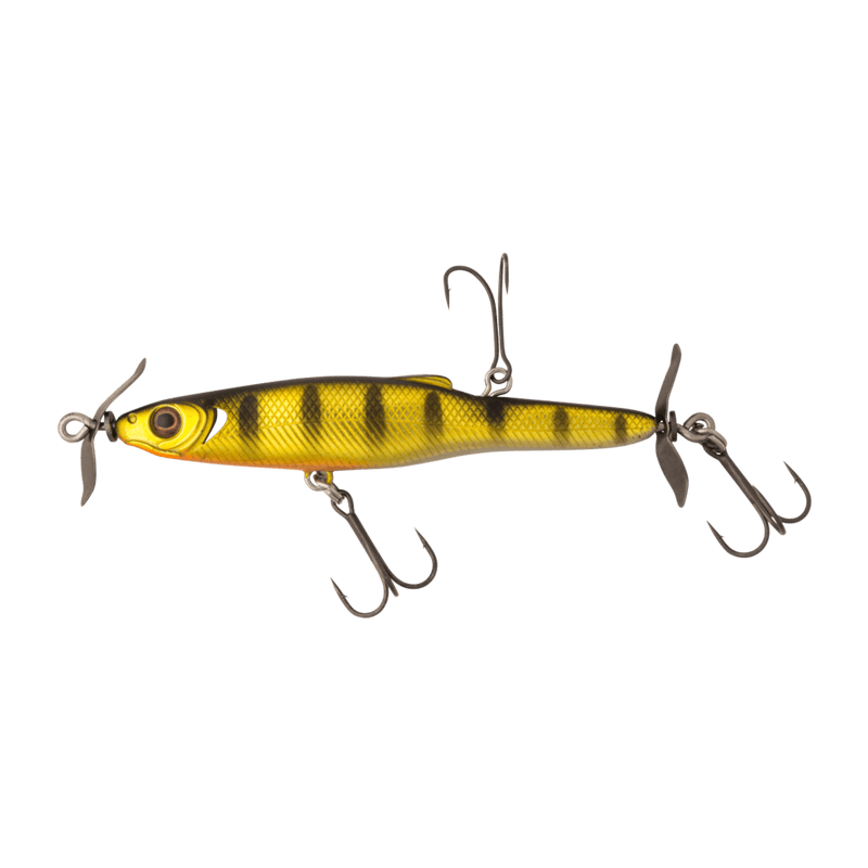 Load image into Gallery viewer, GREAT LAKES FINESSE SPINNERBAIT/BUZZBAIT 70MM / Matte Perch Great Lakes Finesse Stay-Pinned Spybait
