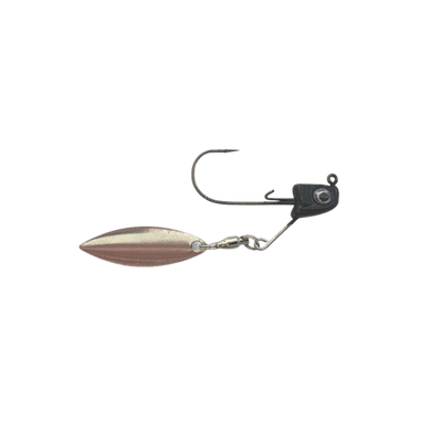 GREAT LAKES FINESSE SWIMBAIT JIGS Matte Black / 3-16 / 1-0 Great Lakes Finesse Sneaky Underspin Jig