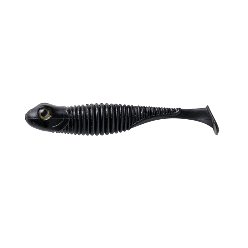Load image into Gallery viewer, GREAT LAKES FINESSE SWIMBAITS 2.75" / Matte Black Great Lakes Finesse Dropkick Shad
