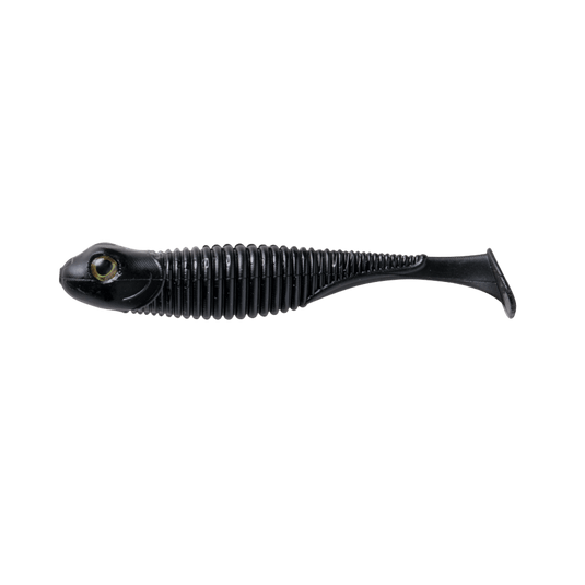 GREAT LAKES FINESSE SWIMBAITS 2.75" / Matte Black Great Lakes Finesse Dropkick Shad