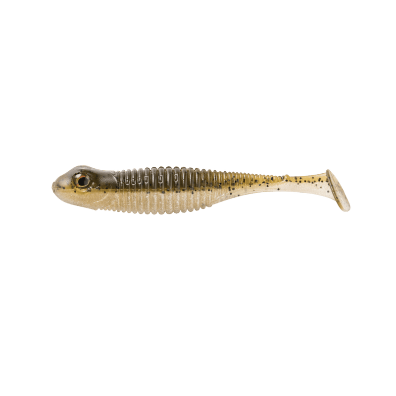 Load image into Gallery viewer, GREAT LAKES FINESSE SWIMBAITS 3.25" / Green Pumpkin Shad Great Lakes Finesse Dropkick Shad
