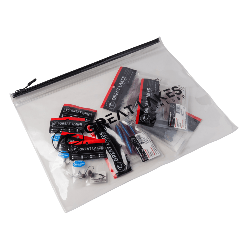 Load image into Gallery viewer, GREAT LAKES FINESSE UTILITY BOXES Great Lakes Finesse Clear Bait Bag
