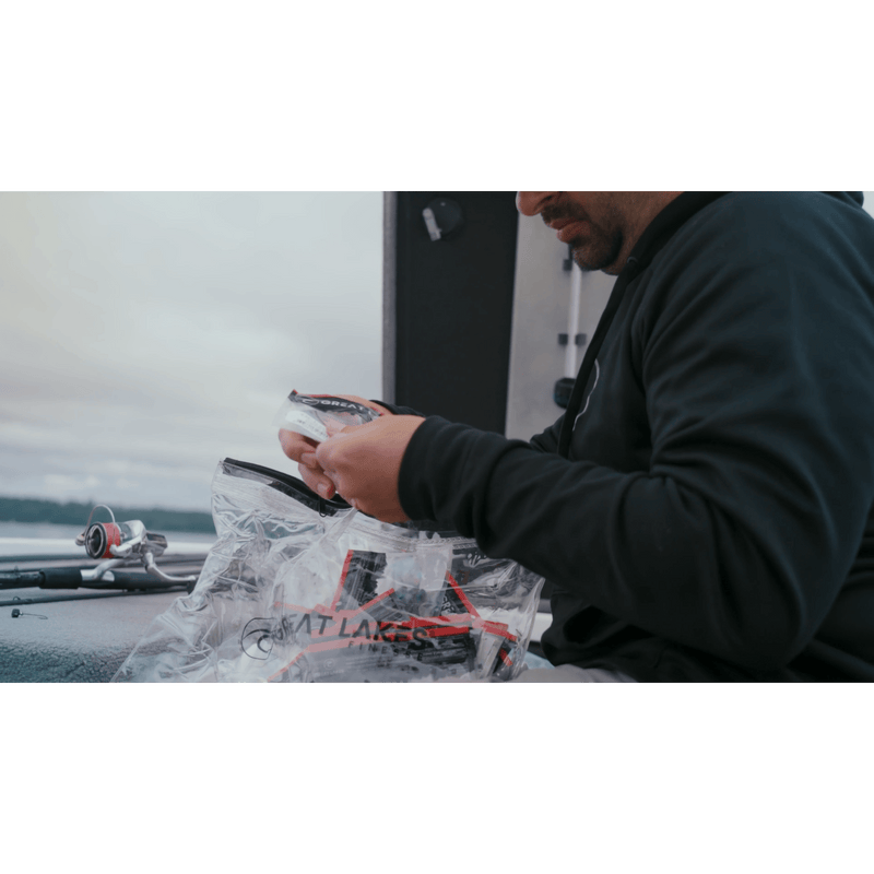 Load image into Gallery viewer, GREAT LAKES FINESSE UTILITY BOXES Great Lakes Finesse Clear Bait Bag
