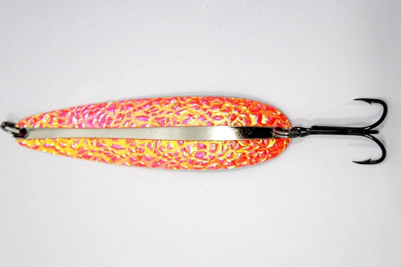 Load image into Gallery viewer, GREAT LAKES SPOON 3.25 COPPER Orange Crush Great Lakes Spoon Copper Walleye Series
