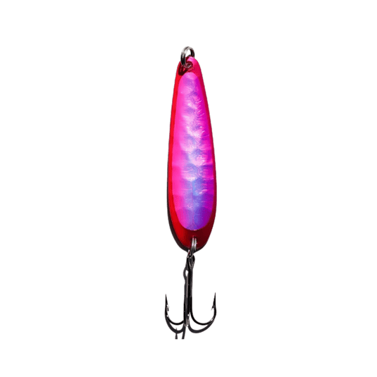 GREAT LAKES SPOON 3.25 COPPER Pink & Purple Great Lakes Spoon Copper Walleye Series