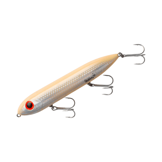 HEDDON TOPWATER BAIT Bone/Silver Heddon Super Spook