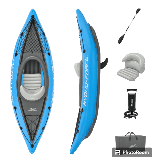 HYDRO FORCE Inflatable Boat Hydro-Force Cove Champion - 1 Person Inflatable Kayak