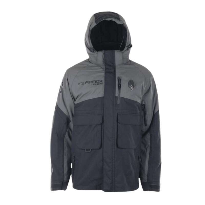 Load image into Gallery viewer, ICEARMOR BY CLAM ICE FISHING JACKETS / BIBS Black-Charcoal / Large IceArmor by Clam Ascent Float Parka
