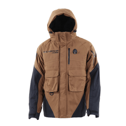 ICEARMOR BY CLAM ICE FISHING JACKETS / BIBS Brown-Black / Medium IceArmor by Clam Ascent Float Parka