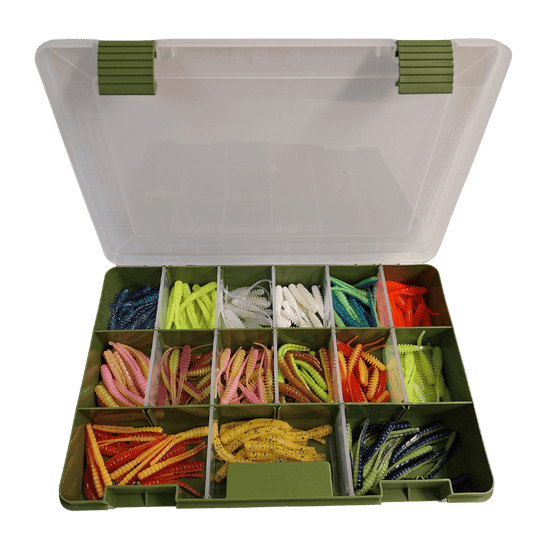 ICEMAN OUTDOORS PANFISH Iceman Outdoors Panfish / Crappie Plastics Bait Kit 240 Pieces