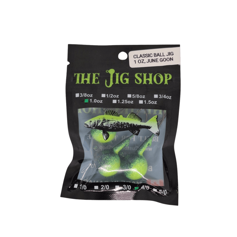 Load image into Gallery viewer, JIG SHOP ALL JIGS 1 OZ / June Goon The Jig Shop Classic Ball Head Jig
