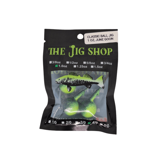 JIG SHOP ALL JIGS 1 OZ / June Goon The Jig Shop Classic Ball Head Jig