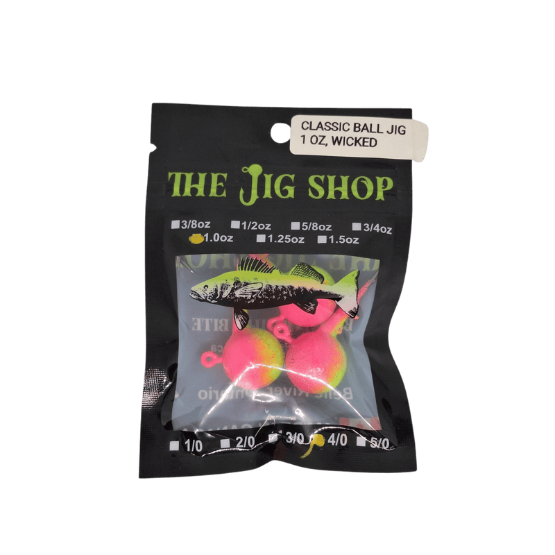 Load image into Gallery viewer, JIG SHOP ALL JIGS 1 OZ / Wicked The Jig Shop Classic Ball Head Jig
